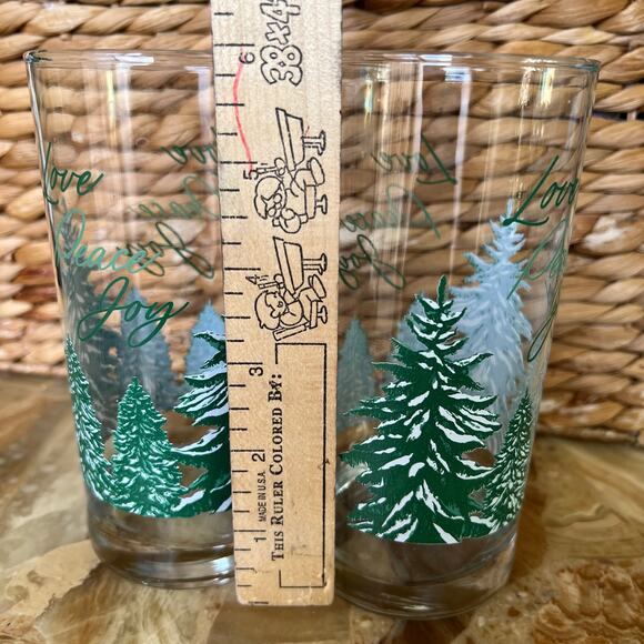 Love Peace Joy Libby 6” Glasses - Picture 5 of 5